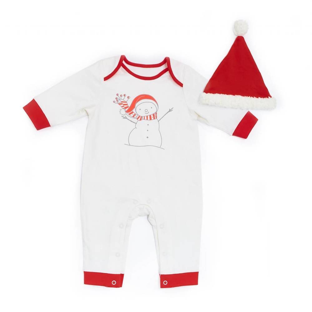 NEW BUNNIES BY THE BAY newborn and baby flurry organic unisex romper and hat set
